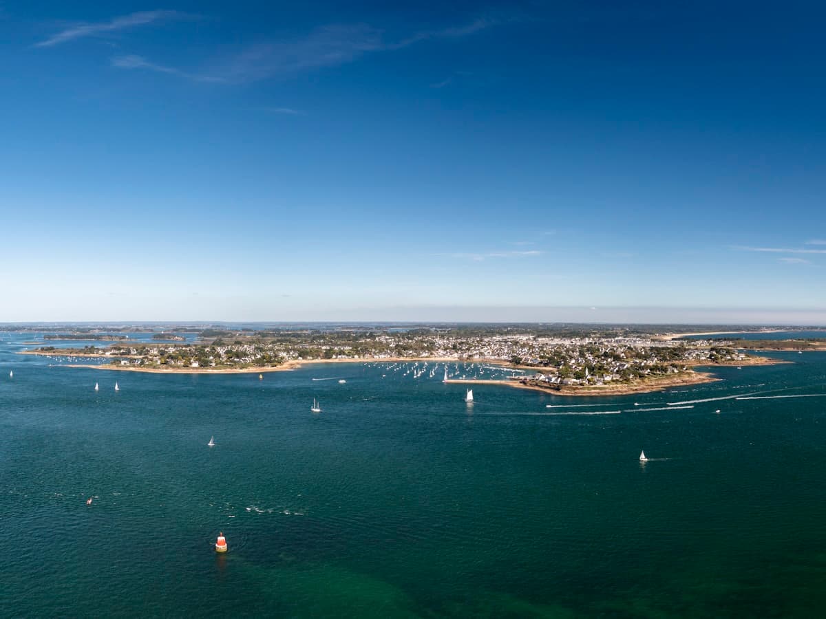 Vue du Golfe du Morbihan, en Bretagne